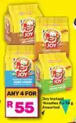 Game Joy Instant Noodles Assorted-For 4 x 5 x 70g offer