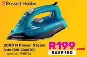 Game Russell Hobbs 2000W Power Steam Iron (RHI-2000TR) offer