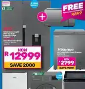 Game Defy 555L Nature Light Side By Side Freezer Fridge DFF547 Plus Free Russell Hobbs 20L Microwave Oven offer