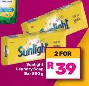 Game Sunlight Laundry Soap Bar 500g- For 2 offer