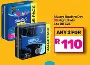 Game Always Quattro Day or Night Pads 36s or 32s-Any 2 offer