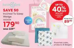 BabiersRUs Luna Skins Inclined To Sleep Wedge offer