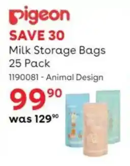 BabiersRUs Pigeon Milk Storage Bags offer