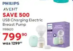 BabiersRUs PHILIPS USB Charging Electric Breast Pump offer