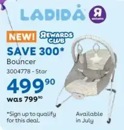 BabiersRUs Ladida Bouncer offer