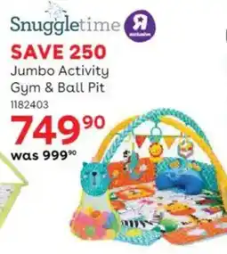 BabiersRUs Snuggletime Jumbo Activity Gym & Ball Pit offer