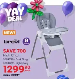 BabiersRUs Brevi High Chair offer