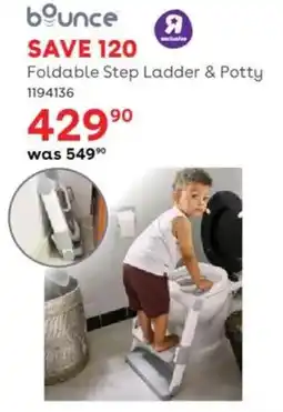 BabiersRUs Bounce Foldable Step Ladder & Potty offer