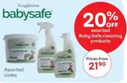 BabiersRUs Baby Safe cleaning products offer
