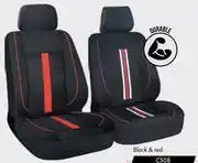 Midas Autogear Deluxe Seat Cushion Set Black & Red CS08-Each offer