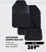 Midas Autogear Carpet Mat Set MA56 offer