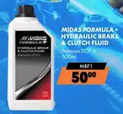 Midas Midas Formula+ Hydraulic Brake & Clutch Fluid MBF1-500ml offer