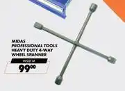 Midas Midas Professional Tools Heavy Duty 4 Way Wheel Spanner WS01M offer
