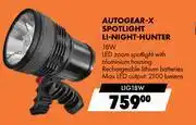 Midas Autogear-X Spotlight Li-Night Hunter LIG18W offer