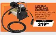 Midas Autogear 12V Mini Air Compressor PU07 offer
