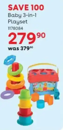 BabiersRUs ABC Baby 3-in-1 Playset offer