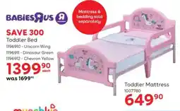BabiersRUs Babies R Us Toddler Bed offer