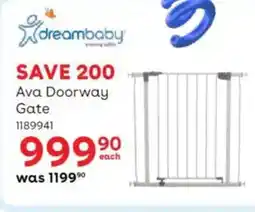 BabiersRUs Dreambaby Ava Doorway Gate offer