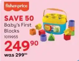 BabiersRUs Fisher-price Baby's First Blocks offer