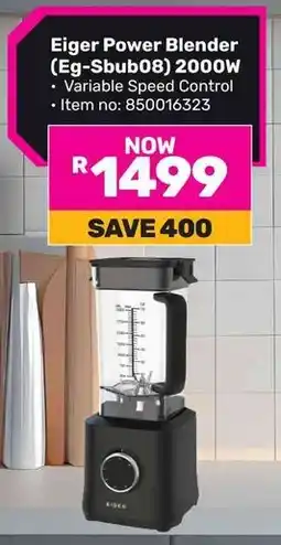 Game Eiger Power Blender 2000W offer