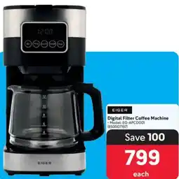 Makro EIGER Digital Filter Coffee Machine offer