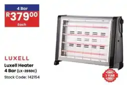 Africa Cash and Carry Luxell Heater 4 Bar offer
