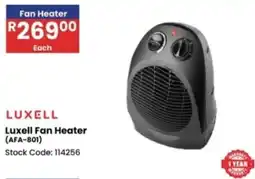 Africa Cash and Carry Luxell Fan Heater offer