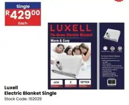 Luxell Electric Blanket Single
