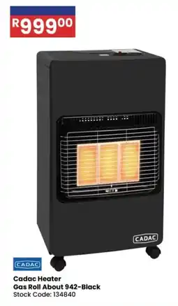Cadac Heater Gas Roll About 942-Black