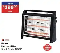 Africa Cash and Carry Royal Heater 3 Bar offer