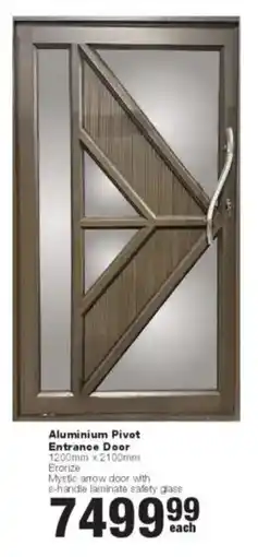 Build It Aluminium Pivot Entrance Door offer