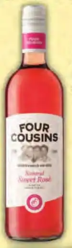 Pick n Pay Hypermarket Four Cousins Natural Sweet Rosé, Red or White offer