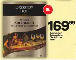 Pick n Pay Hypermarket Drostdy Hof Adelprachtor Claret offer