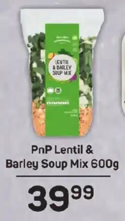 Pick n Pay Hypermarket PnP Lentil & Barley Soup Mix offer