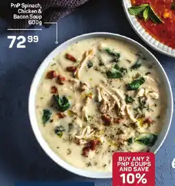 Pick n Pay Hypermarket PnP Spinach, Chicken & Bacon Soup offer
