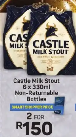 Pick n Pay Hypermarket Castle Milk Stout Non-Returnable Bottles offer