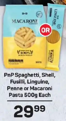 Pick n Pay Hypermarket PnP Spaghetti, Shell, Fusilli, Linguine, Penne or Macaroni Pasta offer