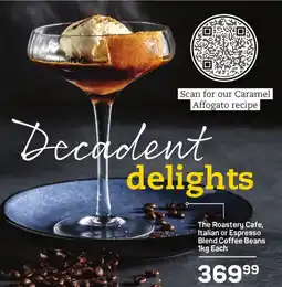Pick n Pay Hypermarket The Roastery Cafe, Italian or Espresso Blend Coffee Beans offer