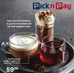 Pick n Pay Hypermarket PnP Flavoured Instant Cappuccino Assorted offer