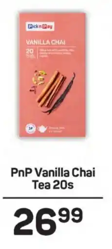 Pick n Pay Hypermarket PnP Vanilla Chai Tea offer