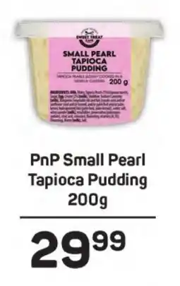 Pick n Pay Hypermarket PnP Small Pearl Tapioca Pudding offer