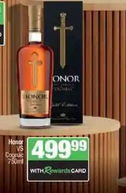 Spar Tops Honor VS Cognac 750ml offer