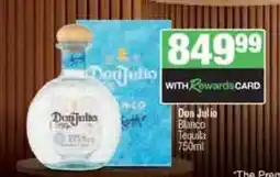 Spar Tops Don Julio Blanco Tequila offer