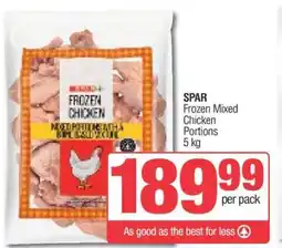 Spar SPAR Frozen Mixed Chicken Portions offer