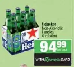 Spar Tops Heineken Non-Alcoholic Handies offer