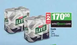 Spar Tops CASTLE Lite Cans offer