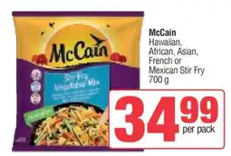 Spar McCain Stir Fry offer
