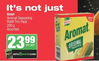 Spar Knorr Aromat Seasoning Refill Trio Pack offer