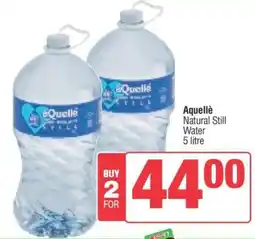 Spar AQUELLÉ Natural Still Water offer