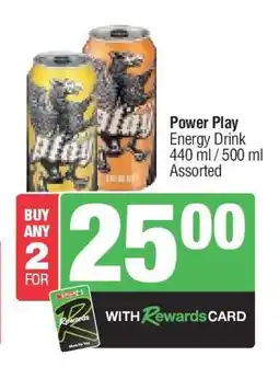 Spar Power Play Energy Drink offer
